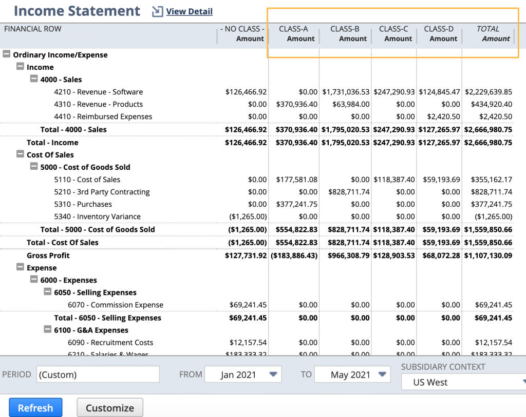 income statement software