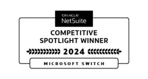 Caravel's award in Microsoft Switch from NetSuite